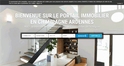 Desktop Screenshot of immobilier-champagne.net